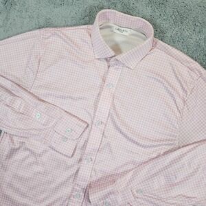 Gallery & Co. Pink Checkered Men's Polo Shirt